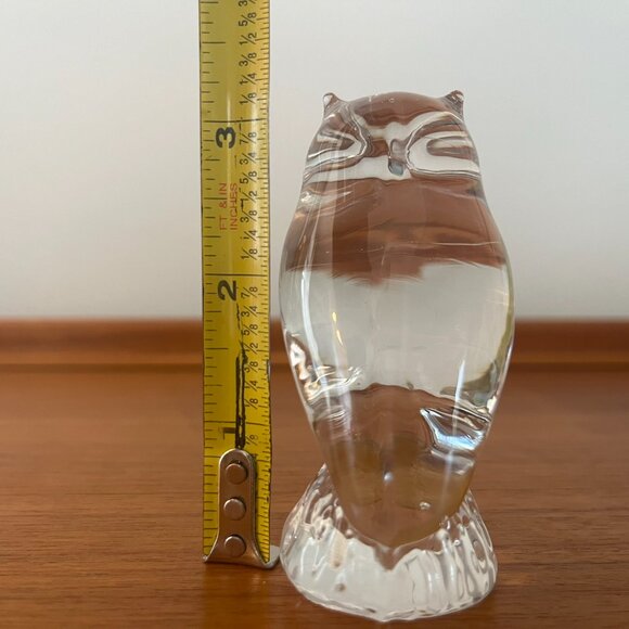 Vintage Owl Figurine by Reijmyre Crystal Sweden - Picture 7 of 7